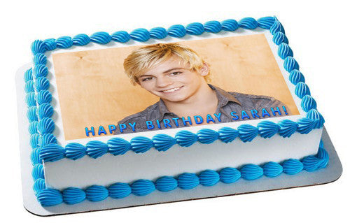 Ross Lynch Edible Birthday Cake Topper OR Cupcake Topper, Decor - Edible Prints On Cake (Edible Cake &Cupcake Topper)