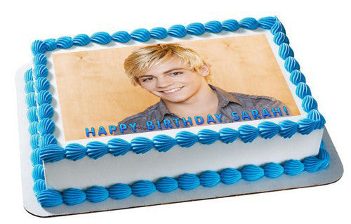 Ross Lynch Edible Birthday Cake Topper OR Cupcake Topper, Decor - Edible Prints On Cake (Edible Cake &Cupcake Topper)