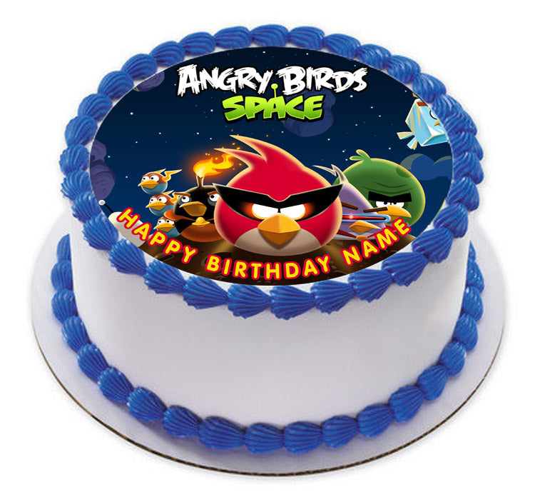 Angry Birds Space - Edible Cake Topper, Cupcake Toppers, Strips