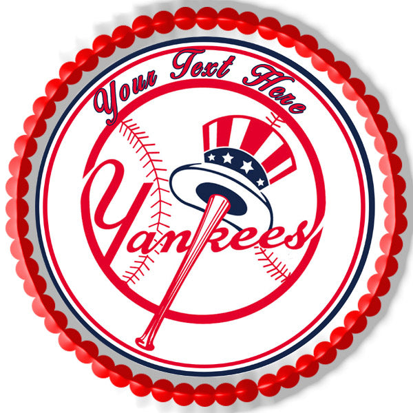 New York Yankees (Nr2) - Edible Cake Topper OR Cupcake Topper, Decor