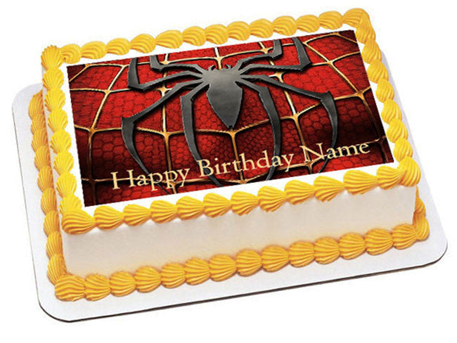 SPIDERMAN (Nr2) - Edible Cake Topper OR Cupcake Topper, Decor