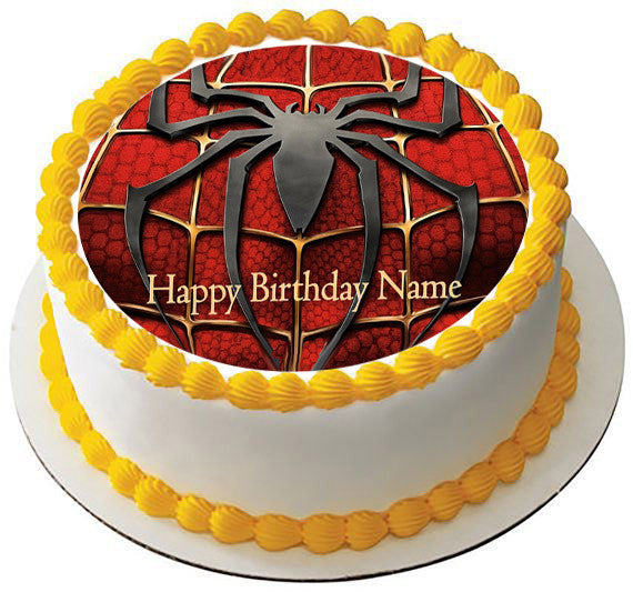 SPIDERMAN (Nr2) - Edible Cake Topper OR Cupcake Topper, Decor