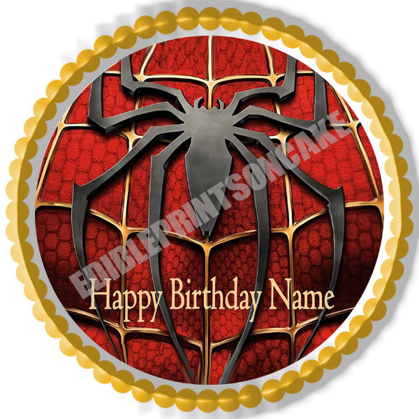 SPIDERMAN (Nr2) - Edible Cake Topper OR Cupcake Topper, Decor