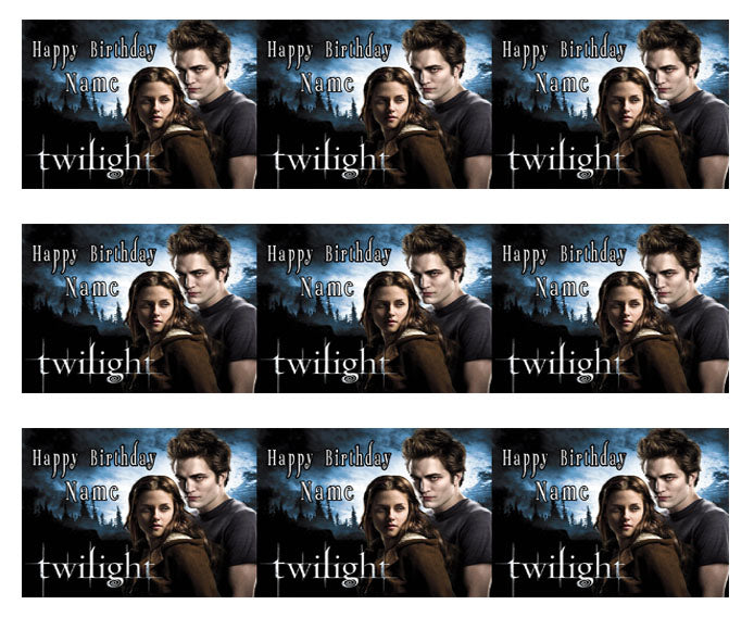 Twilight - Edible Cake Topper OR Cupcake Topper, Decor