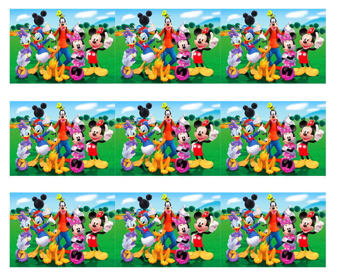 Mickey Mouse Clubhouse (Nr3) - Edible Cake Topper OR Cupcake Topper, Decor