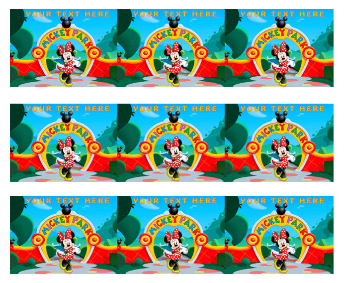 Mickey Mouse Clubhouse (Nr2) - Edible Cake Topper OR Cupcake Topper, Decor