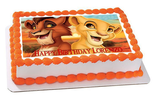 Lion King Kiara Edible Birthday Cake Topper OR Cupcake Topper, Decor - Edible Prints On Cake (Edible Cake &Cupcake Topper)