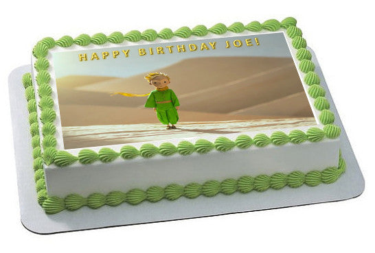 The Little Prince 1 Edible Birthday Cake Topper OR Cupcake Topper, Decor - Edible Prints On Cake (Edible Cake &Cupcake Topper)