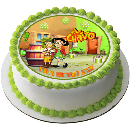 El Chavo del Ocho - Edible Cake Topper, Cupcake Toppers, Strips