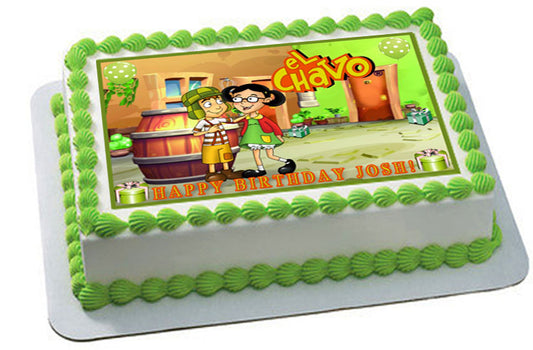 El Chavo del Ocho - Edible Cake Topper, Cupcake Toppers, Strips